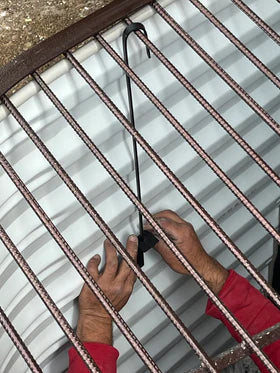 Egress Window Well Grate Locks with Emergency Release – Set of 2